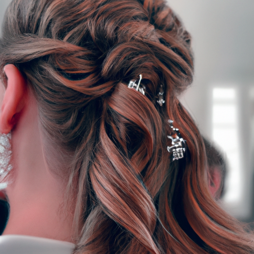 Dreamy Wedding Hair And Earring Combinations