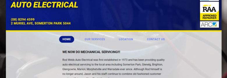 ROD WEBB AUTO ELECTRICAL