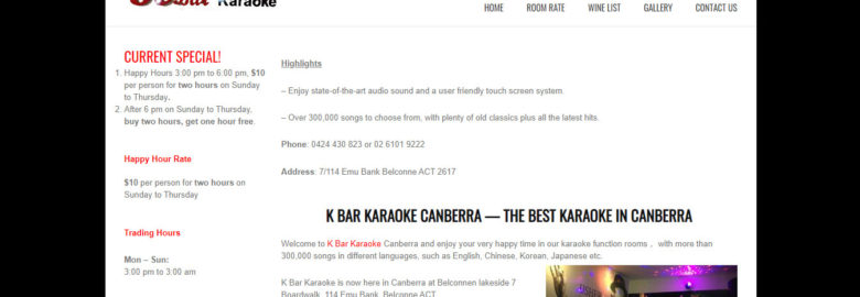 K BAR KARAOKE