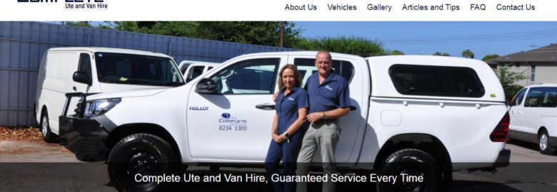 Complete Ute and Van Hire