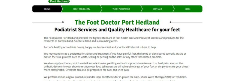 The Foot Doctor Port Hedland