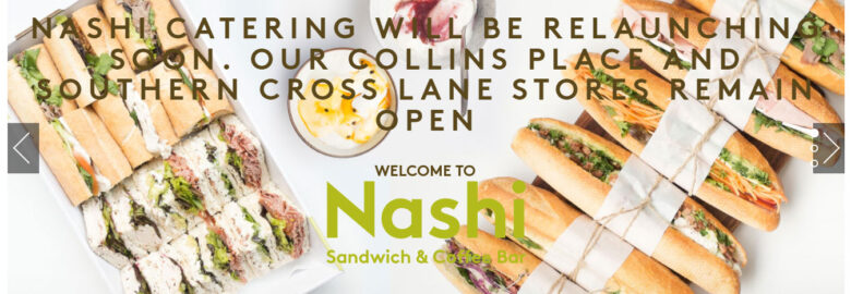 Nashi® Sandwiches. Panini. Coffee