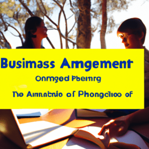 Description of Business Management for Students Assessment in Australia