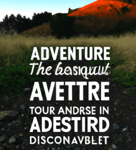 Discover the world one adventure at a time