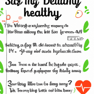 What are the best ways to stay healthy